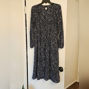Women's Gap Country Prairie Floral Midi Dress Sz M